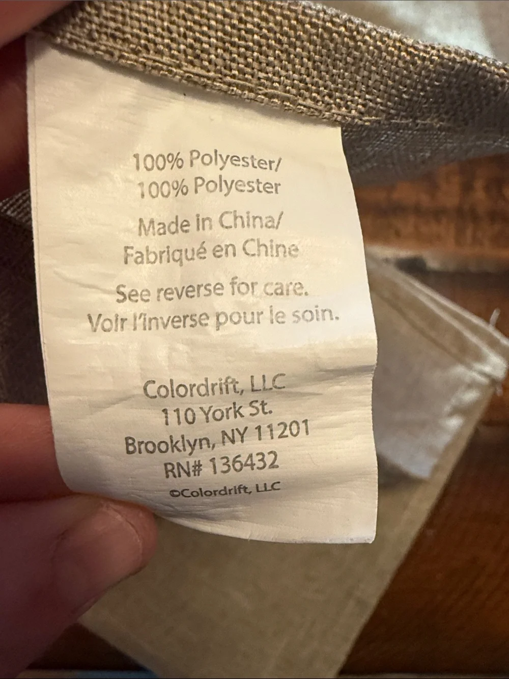 Colordrift beige napkins